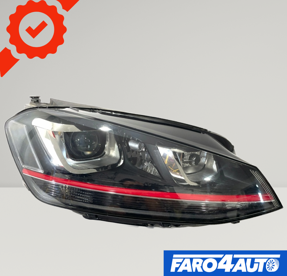 VOLKSWAGEN VW GOLF GTI VII, XENON RIGHT SIDE HEADLIGHT