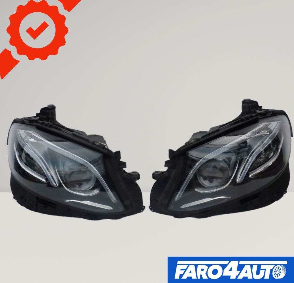 MERCEDES E CLASS W213, FULL LED RIGHT + LEFT SIDE HEADLIGHTS