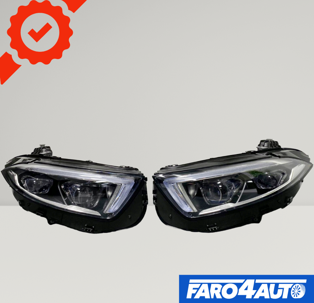 MERCEDES CLS CLASS W257,  FULL LED LEFT + RIGHT SIDE HEADLIGHTS