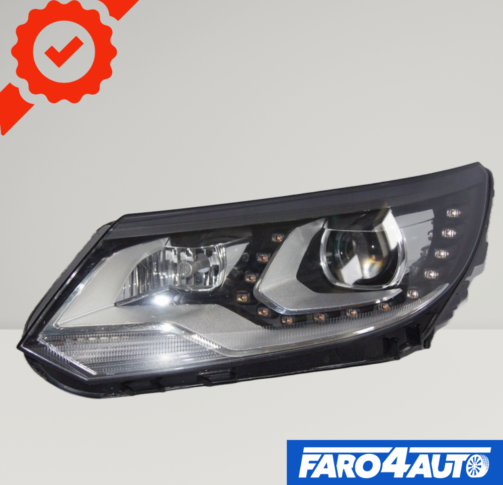 VOLKSWAGEN VW TIGUAN II, XENON LEFT SIDE HEADLIGHT