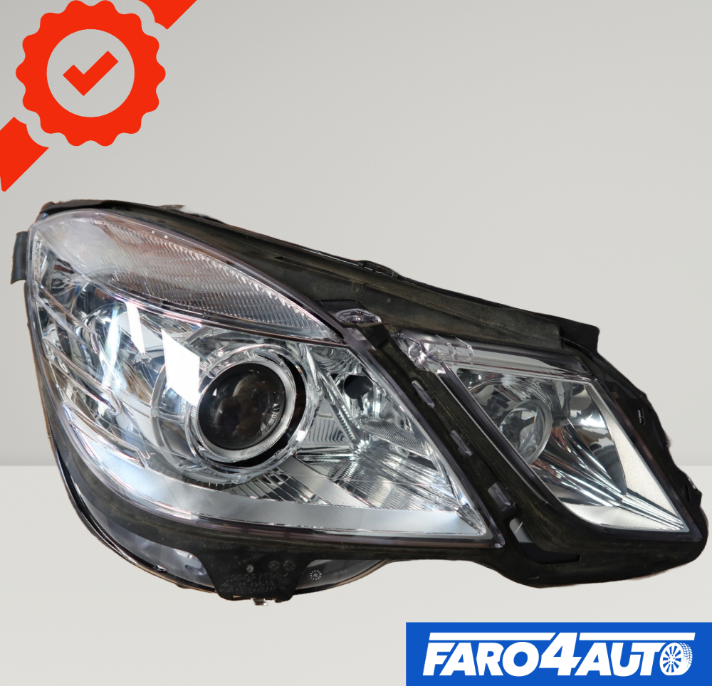 MERCEDES CLASSE E W212, BI XENON PHARE CÔTÉ DROIT + GAUCHE