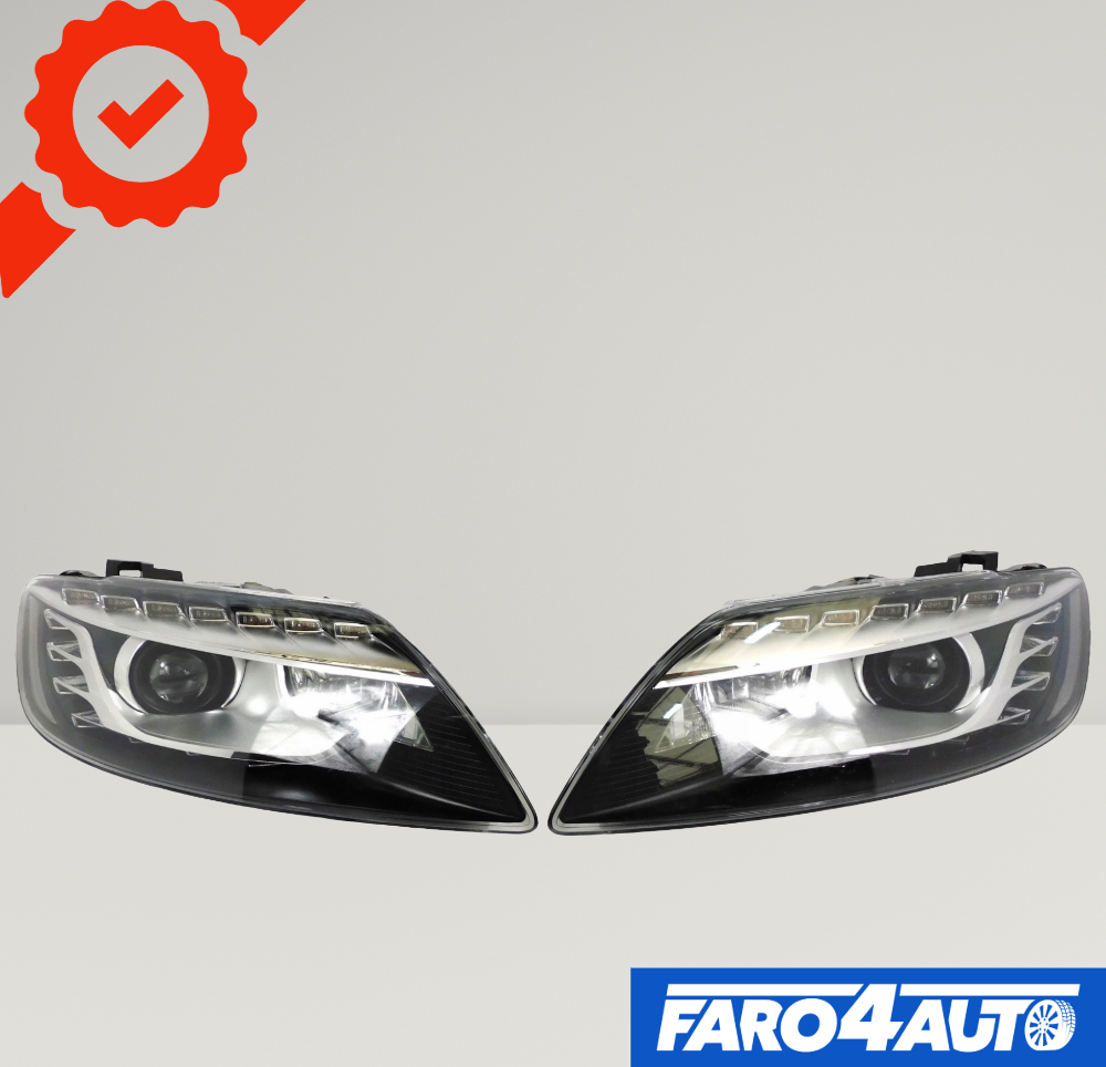 AUDI Q7, PHARES XENON LED DROITE + LATÉRAL GAUCHE