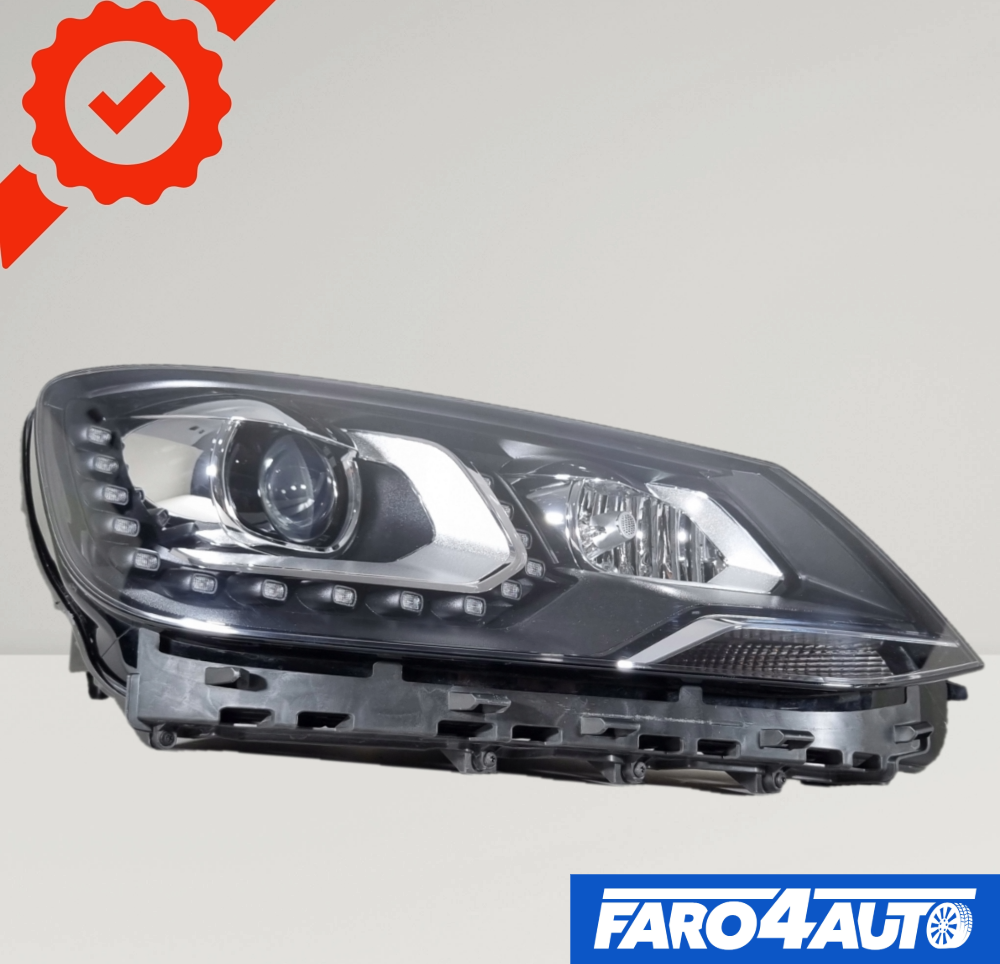 VOLKSWAGEN VW SHARAN 7N1, XENON LED RIGHT SIDE HEADLIGHT