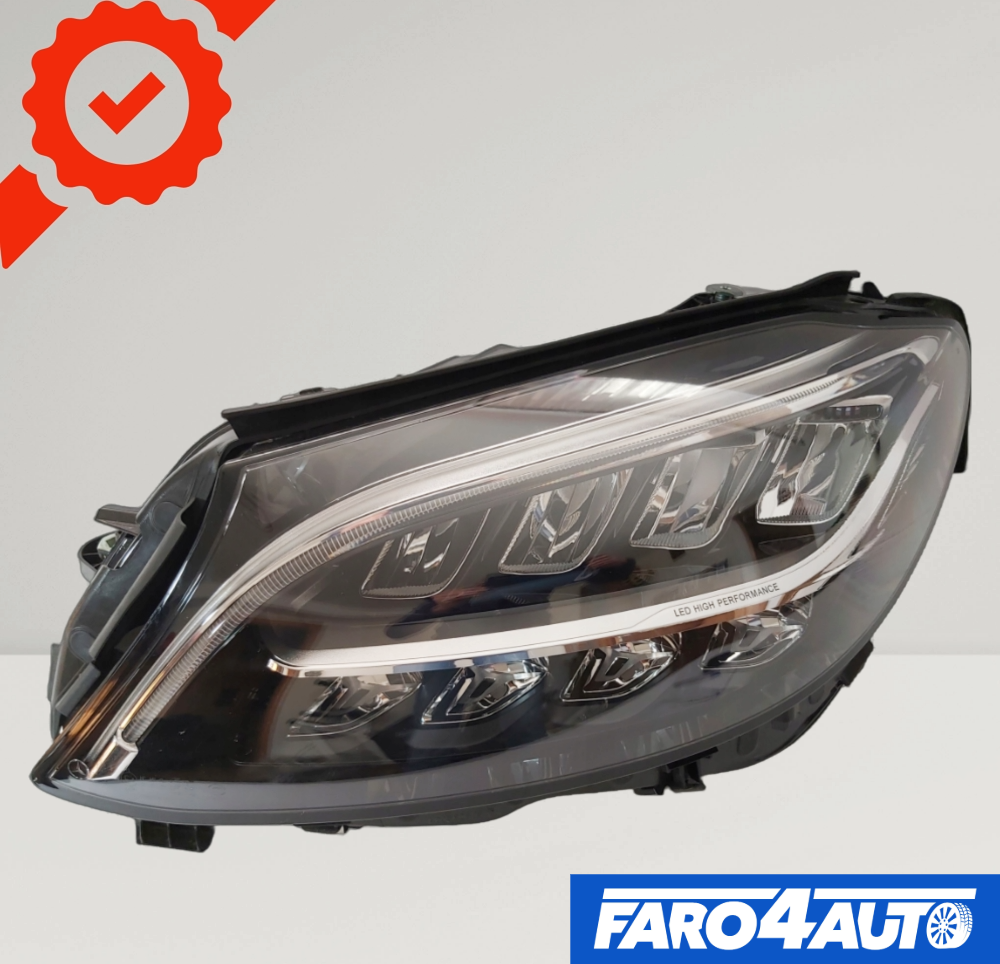 MERCEDES CLASSE C W205, PHARE FULL LED CÔTÉ GAUCHE