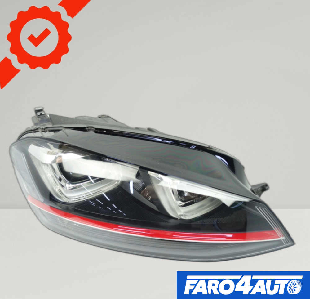 VOLKSWAGEN VW GOLF GTI VII, RIGHT SIDE XENON HEADLIGHT