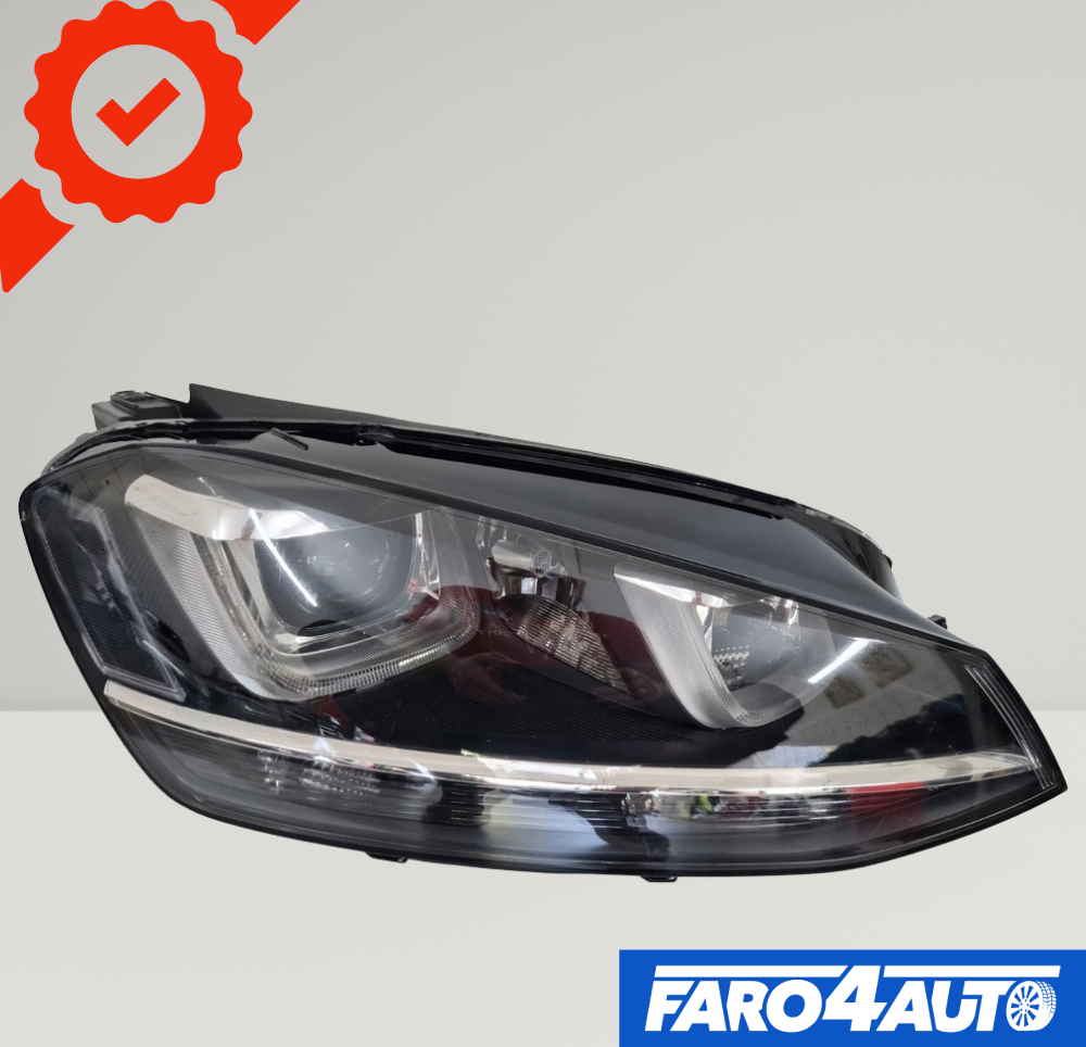 VOLKSWAGEN VW GOLF VII, RIGHT SIDE XENON HEADLIGHT