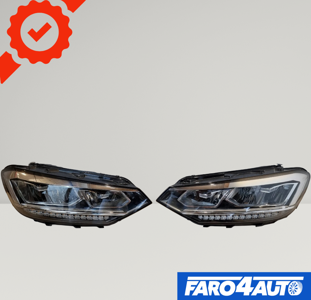 VOLKSWAGEN VW TOURAN, FULL LED RIGHT AND LEFT SIDE HEADLIGHTS