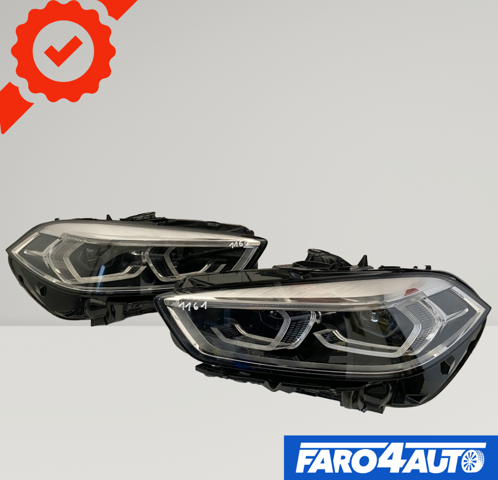 BMW 1 SERIES F40, RIGHT + LEFT SIDE FULL LED HEADLIGHTS