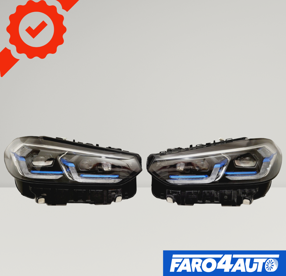 BMW X3 / X4 SERIES G01 G02, LASER RIGHT + LEFT SIDE HEADLIGHTS